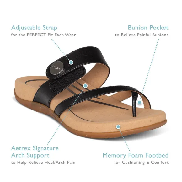 Aetrex Women's Izzy Black
