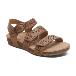 Aetrex Women's Lilly Cutout Taupe
