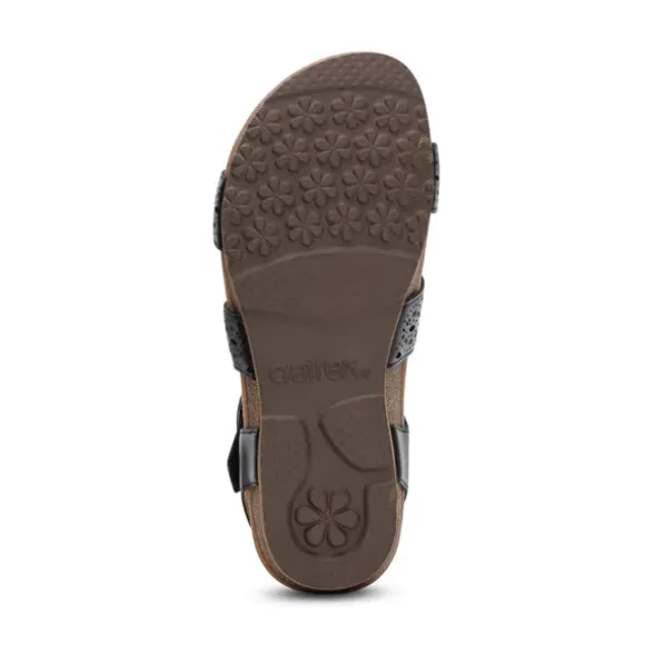 Aetrex Women's Lilly Cutout Black