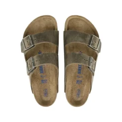 Birkenstock Arizona Soft Footbed Oiled Leather Faded Khaki
