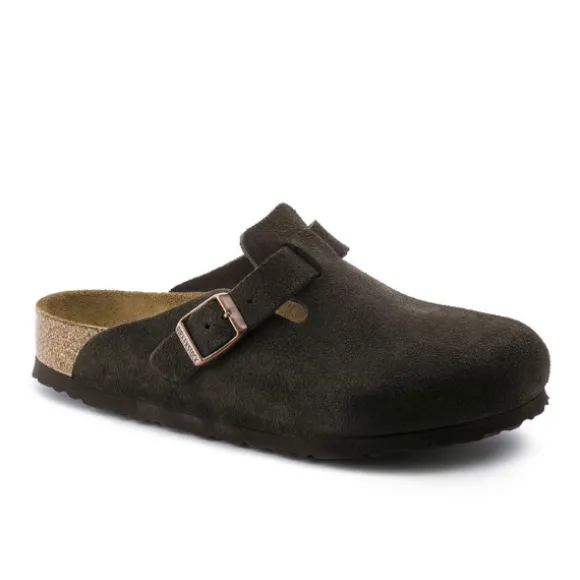 Birkenstock Men's Boston Soft Footbed Mocha