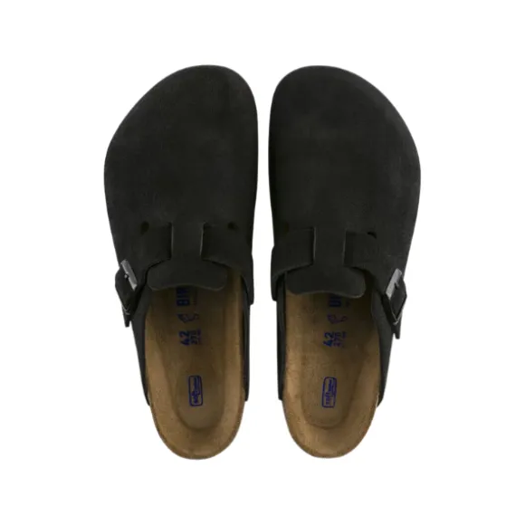 Birkenstock Men's Boston Soft Footbed Black