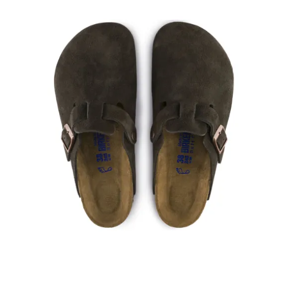 Birkenstock Men's Boston Soft Footbed Mocha