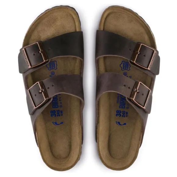 Birkenstock Women's Arizona Soft Footbed Oiled Leather Habana