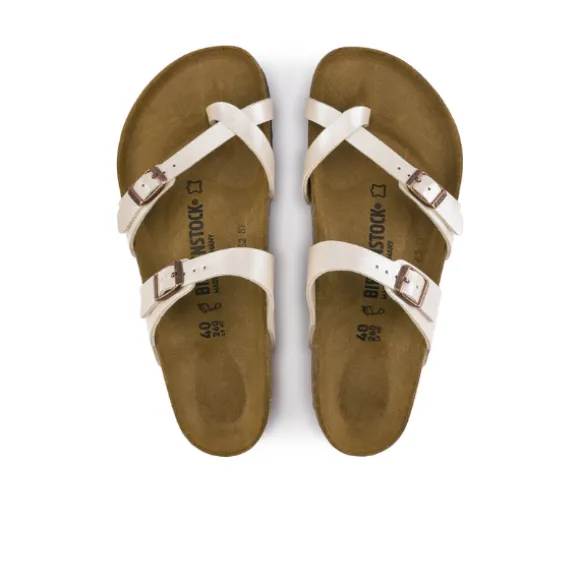 Birkenstock Women's Mayari Birko-Flor Graceful White Pearl