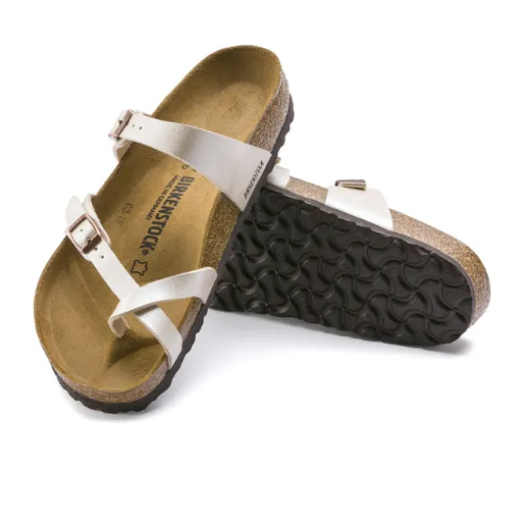 Birkenstock Women's Mayari Birko-Flor Graceful White Pearl