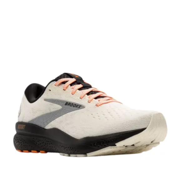 Brooks Women's Ghost 16 Ecru/Orange/Black