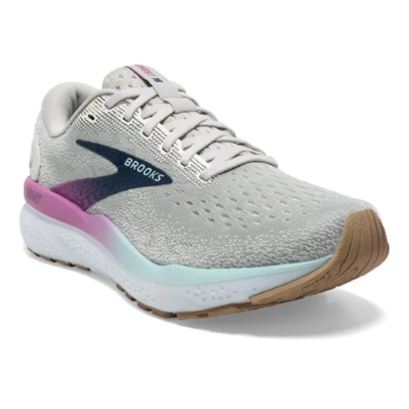 Brooks Women's Ghost 16 White/Grey/Blue