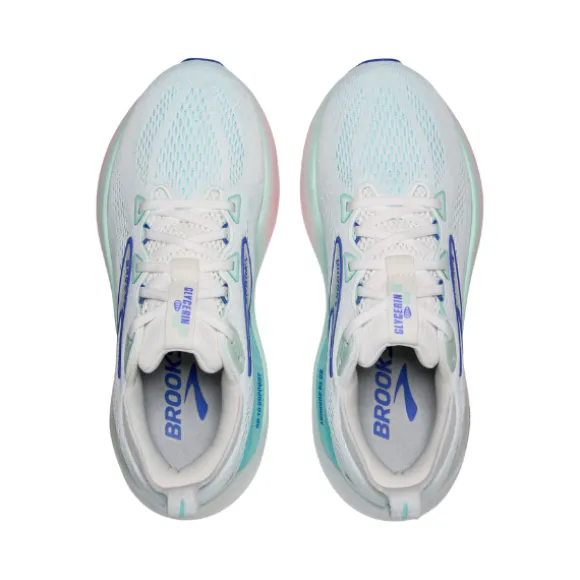 Brooks Women's Glycerin GTS 22 Wide White/Blue