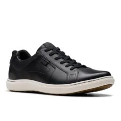 Clarks Men's Mapstone Lace Wide Black/White