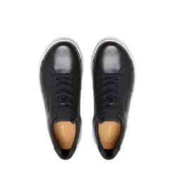 Clarks Men's Mapstone Lace Wide Black/White