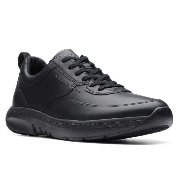 Clarks Men's Pro Lace Black Leather