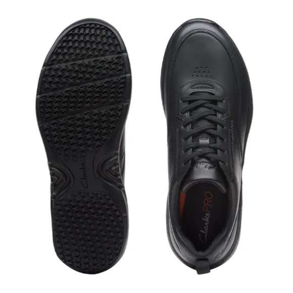 Clarks Men's Pro Lace Black Leather