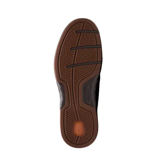 Clarks Men's Un Briley Step Leather Wide Mahogany