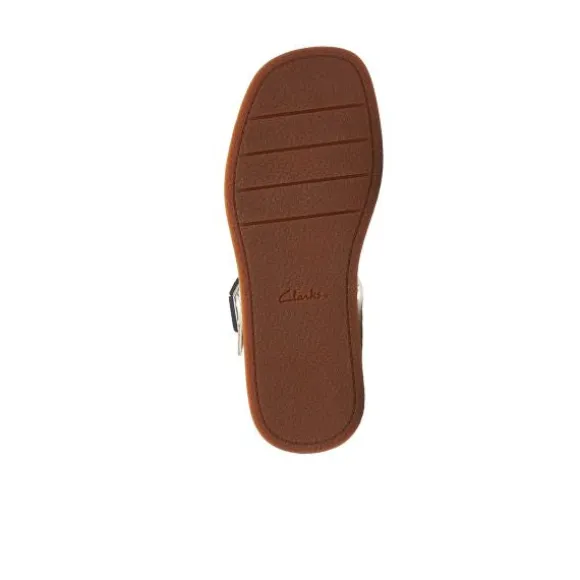 Clarks Women's Alda Strap Off White Leather