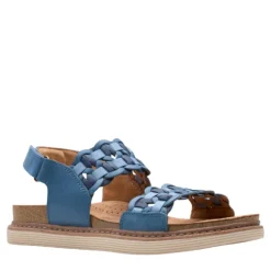Clarks Women's Arwell Glide Wide Blue
