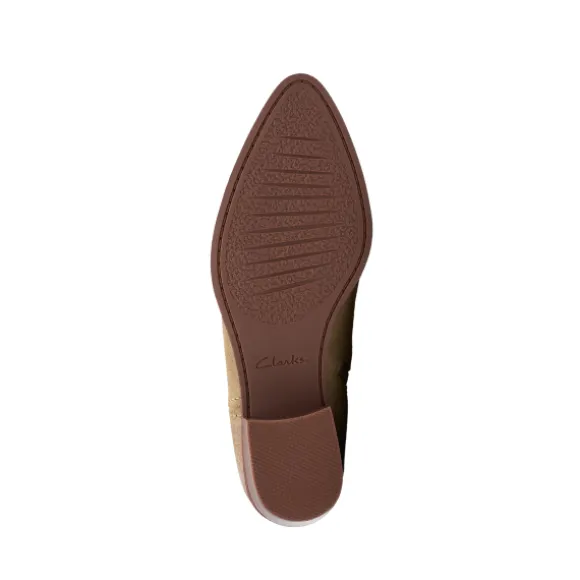 Clarks Women's Morzine Sky Dark Sand Suede
