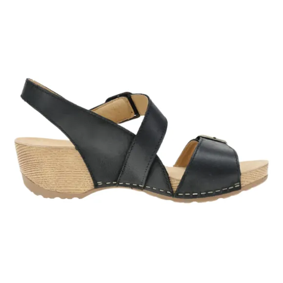 Dansko Women's Trinity Black Burnished Nubuck