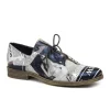 Django & Juliette Women's Kotty News Print Leather