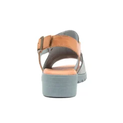 Django & Juliette Women's Madis Steel Leather Gray/Tan