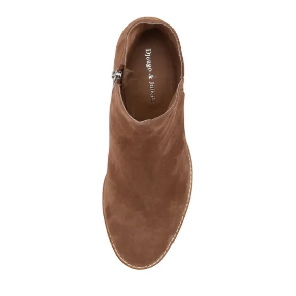 Django & Juliette Women's Mockas Chocolate Suede
