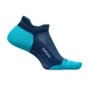 Feetures Elite Max Cushion No Show Tab Blue/Green