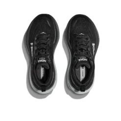 HOKA Men's Bondi 8 (Medium Width) Black/White