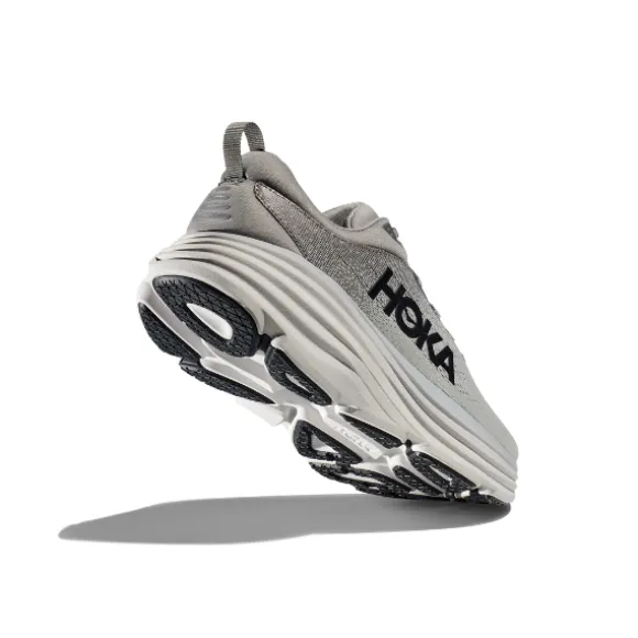 HOKA Men's Bondi 8 Wide Sharkskin/Harbor Mist