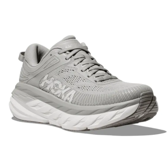 HOKA Men's Bondi 7 (Wide Width) Grey