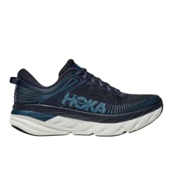 HOKA Men's Bondi 7 (Wide Width) Blue/White