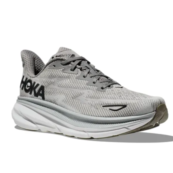HOKA Men's Clifton 9 Wide Harbor Mist / Black