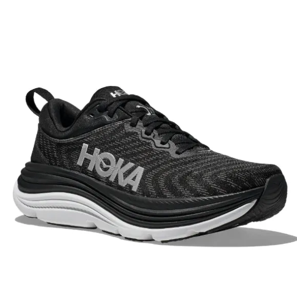 HOKA Men's Gaviota 5 (Medium Width) Black / White