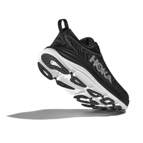 HOKA Men's Gaviota 5 (Medium Width) Black / White