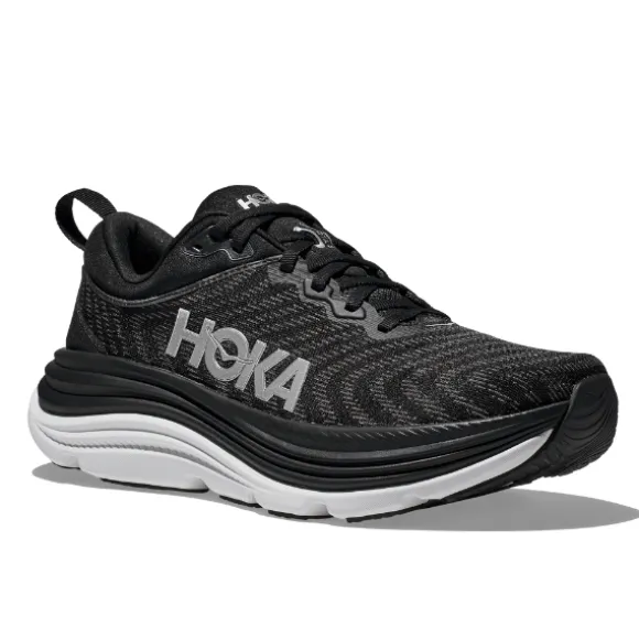 HOKA Men's Gaviota 5 Wide Black/White