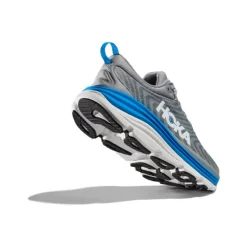 HOKA Men's Gaviota 5 Wide Limestone/Blue