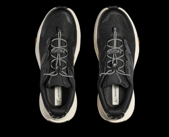 HOKA Men's Transport Wide Black/White
