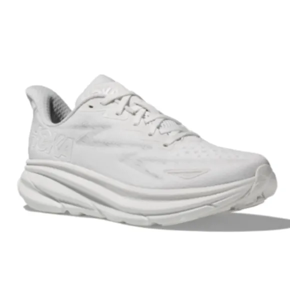 HOKA Women's Clifton 9 (Medium) White