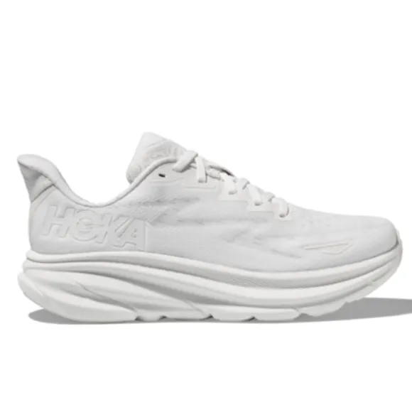 HOKA Women's Clifton 9 (Medium) White