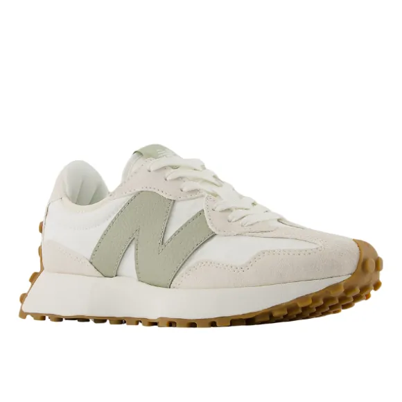 New Balance Women's 327 White/Olive