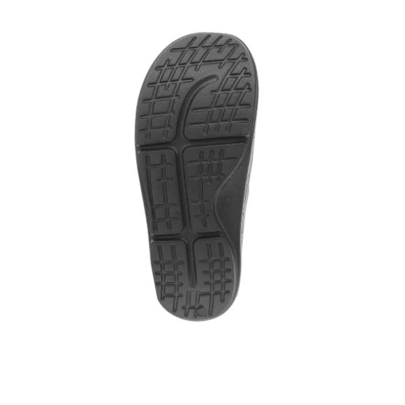 Sovella Men's Buckle Slide Black