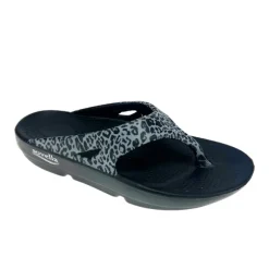 Sovella Women's PF Thong Black/Leopard