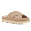 UGG Women's Goldenstar Cross Slide Driftwood