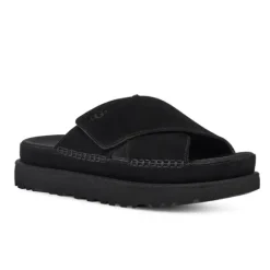 UGG Women's Goldenstar Cross Slide Black