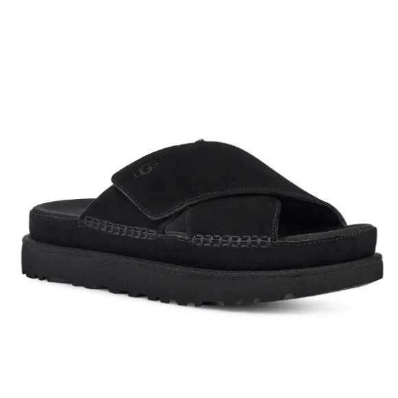 UGG Women's Goldenstar Cross Slide Black