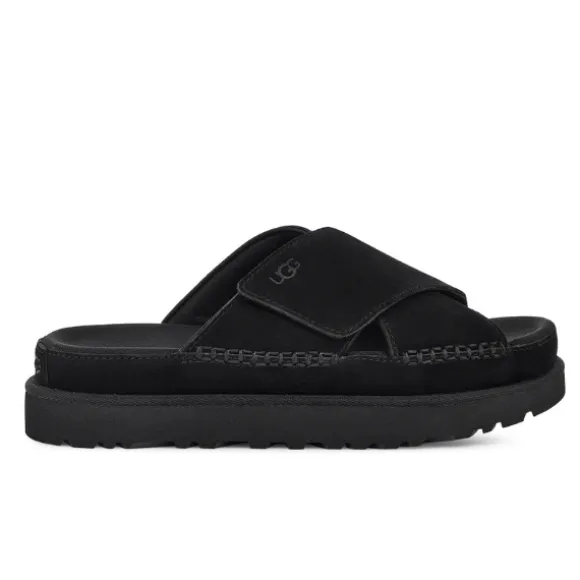 UGG Women's Goldenstar Cross Slide Black